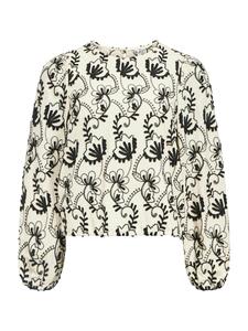 Блуза OBJECT OBJMya, кремовый