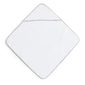 Полотенце с капюшоном Baby Christy, белый/розовый