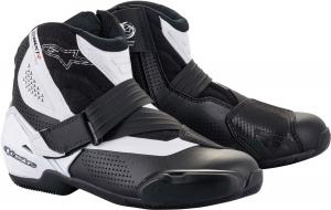 Мотоциклетные ботинки Alpinestars SM-1 R V2 Vented, черный/белый