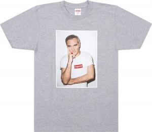 Футболка Supreme Morrissey Tee 'Heather Grey', серый