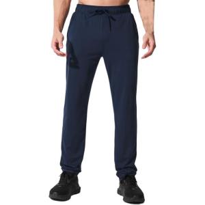 Вязаные спортивные штаны для мужчин Alo Yoga, marine синий/темно-синий