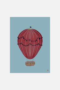 Картина H&M Home Magnelade - Op Op Op Rød, 50x70см