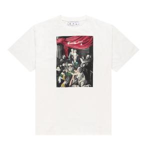 Футболка мужская Off-White Caravaggio Painting с принтом, белый