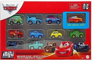 Набор из 10 наборов Mattel Cars Microcars GKG08 GRW27 Metal Disney Cars Auta