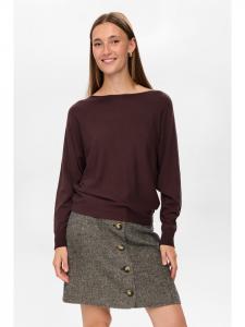 NÜMPH Свитер "Нудая" темно-коричневого цвета