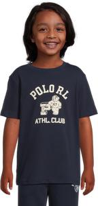 Футболка из хлопкового джерси с логотипом Polo Ralph Lauren Kids, Refined Navy