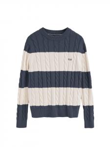 Polo Club Свитер из необработанного джинсового материала синего цвета