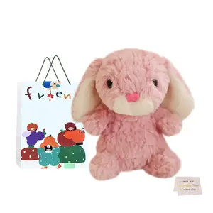 Очаровательные маленькие кролики плюшевые куклы высота 13см Whoops, розовый