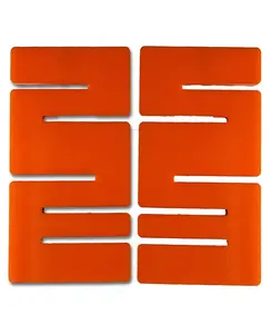 Серьги-Капли мечты Swanky Designs, orange