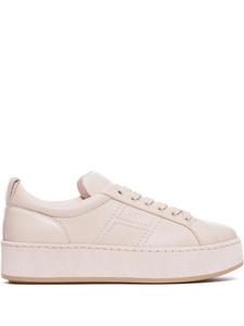 Кожаные кроссовки Hogan, розовый