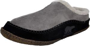 Мужские слипоны Sorel Falcon Ridge с меховой подкладкой, теплые зимние тапочки, черный