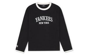 Футболка Unisex New York Yankees FW25 в стиле преппи MLB, черный