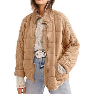 Куртка Saukole Winter Dolman Long Sleeve Full-zip Quilted, светло-коричневый