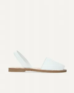 Унисекс сандалии из коровьей кожи Ria Menorca, белый/темно-коричневый