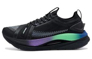 XTEP Мужские кроссовки ACE Flow с амортизацией, износостойкие, низкие, черные, розово-сиреневые, неоново-зеленые, цвет Black/Mauve/Neon Green