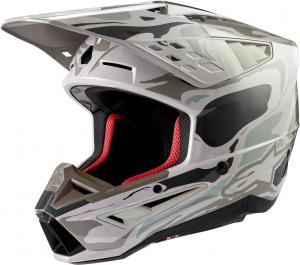 Мотокроссовый шлем Alpinestars s-m5 mineral 2024, Grey