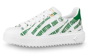 Кроссовки LOUIS VUITTON Time Out Sneakers 'White Green' Women's