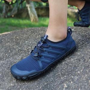 SBART Mulbon уличная обувь для плавания вброд и для прогулок по реке, дышащая нескользящая мужская пляжная обувь синего цвета 39-47