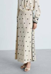 Юбка Mango A-line skirt, Beige