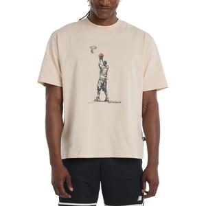 Футболка мужская Graphic SS25 Hoops Player New Balance, Thick Soup