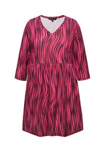 Топ с длинными рукавами EMPIRE V-NECK SWING Ulla Popken, красный