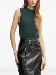 Рифленая майка без рукавов Fusoni Boss, зеленый