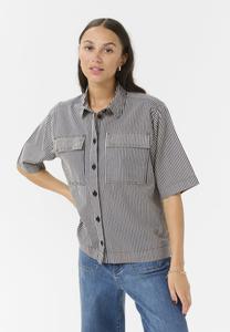 Блуза Kaffe NAYA STRIPED , Midnight White Stripe/Dark Blue