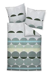 Постельное белье Janine белый, бирюзовый, зеленый ширина/длина: 155/220 см