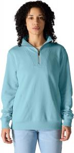 Carhartt Women's TENCEL Fiber Series расслабленный фасон полузастежка свитшот, Dusted Aqua