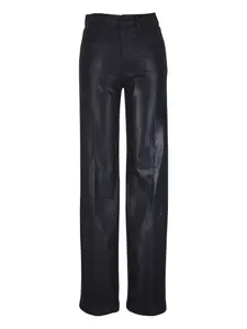 Брюки с завышенной талией L'Agence, черный