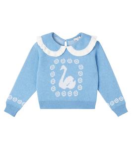 Свитер Annika Bebe Organic, Sky Blue Swan