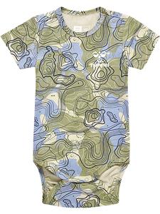 Комбинезон уличный Hmljanus Body S/S зеленого цвета Hummel