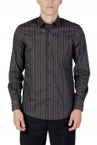 Рубашка Antony Morato с принтом, темно-серый