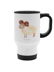 Белая кружка со знаком зодиака Овен, без слов Mr. & Mrs. Panda