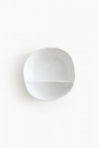 Салатница H&M Speckled, 12x12,4 см, белый