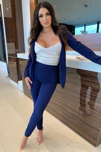 Блейзер Fashion Nova ST1551, нави
