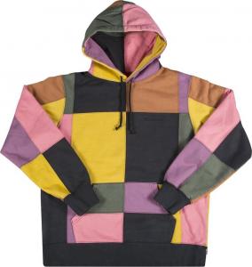 Толстовка Supreme Patchwork Hooded Sweatshirt 'Black', черный