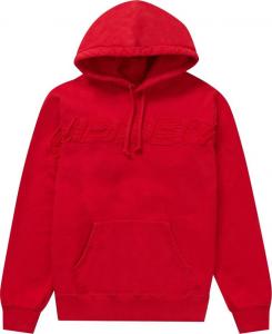 Толстовка Supreme Set In Hooded Sweatshirt 'Red', красный