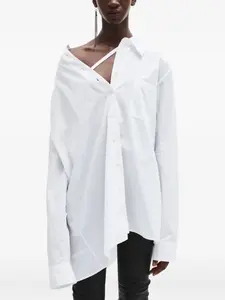 Асимметричная рубашка Ann Demeulemeester, белый