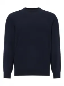 Джемпер с круглым вырезом Boggi Milano, синий