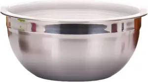 Кастрюля из нержавеющей стали, утолщенная, нержавеющая, большая, глубокая, ударопрочная, устойчивая к ожогам, полированная, с расширенным ободом, гладкая, цельная, форма, миска для запекания с крышкой для дома, столовой, вечеринки Bremen