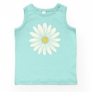 Белая футболка-майка с ромашками для подростков The Juniper Shop, Seafoam