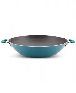 Вок Cook + Create с антипригарным покрытием, 36 см Rachael Ray, голубой