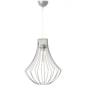 Подвесной светильник Подвесная лампа Jasmin 110 E27 1 шт., минималистичный, современный, гармоничный Kayoom, серебряный