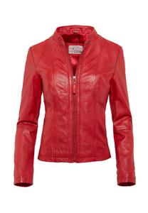 СЕМЕРА кожаная куртка 7eleven, красный