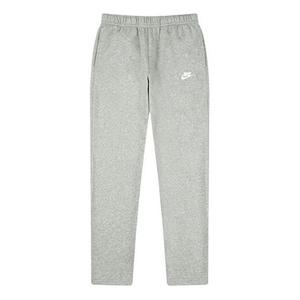 Брюки m nsw club pant oh ft casual sports elastic waistband long pants gray Nike, серый