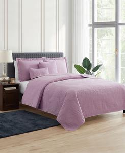 Комплект постельного белья из 5 предметов с рельефным рисунком, размер King/California King Nestl, Lavender