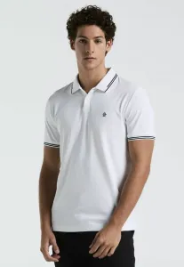 Рубашка-Поло с коротким рукавом из трикотажа с отделкой «интерлок» Original Penguin, Bright White