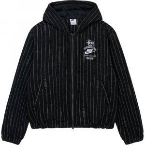 Куртка Stussy x Nike Stripe Wool Unisex, черный