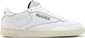 Кроссовки club c 85 'white dark green' Reebok, белый